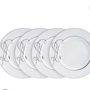 MIKASA LOVE STORY SET OF 4 BREAD AND BUTTER PLATES 7”